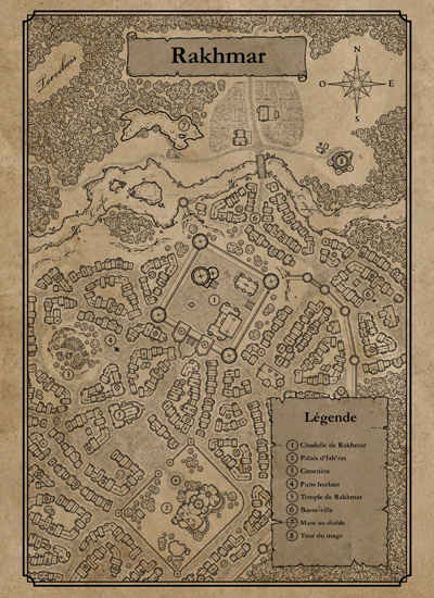 Aperçu du livre Rakhmar - carte